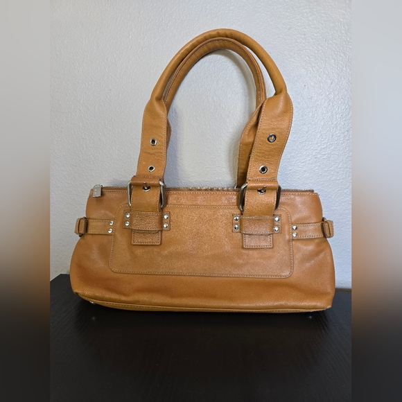 Perlina Handbags - Perlina brown leather purse